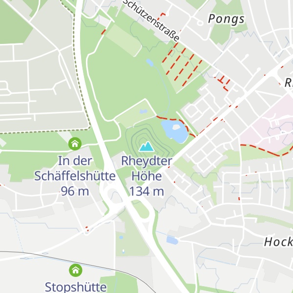 Map of Rheydter Höhe