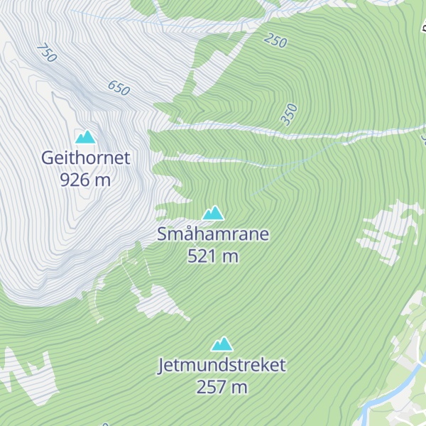 Map of Småhamrane
