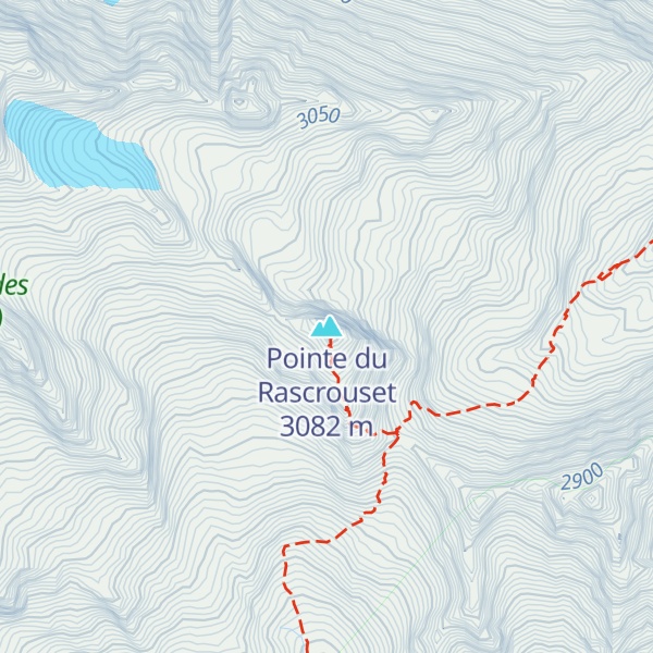 Map of Pointe du Rascrouset