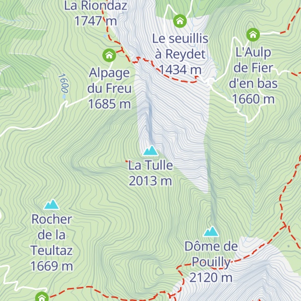 Map of La Tulle
