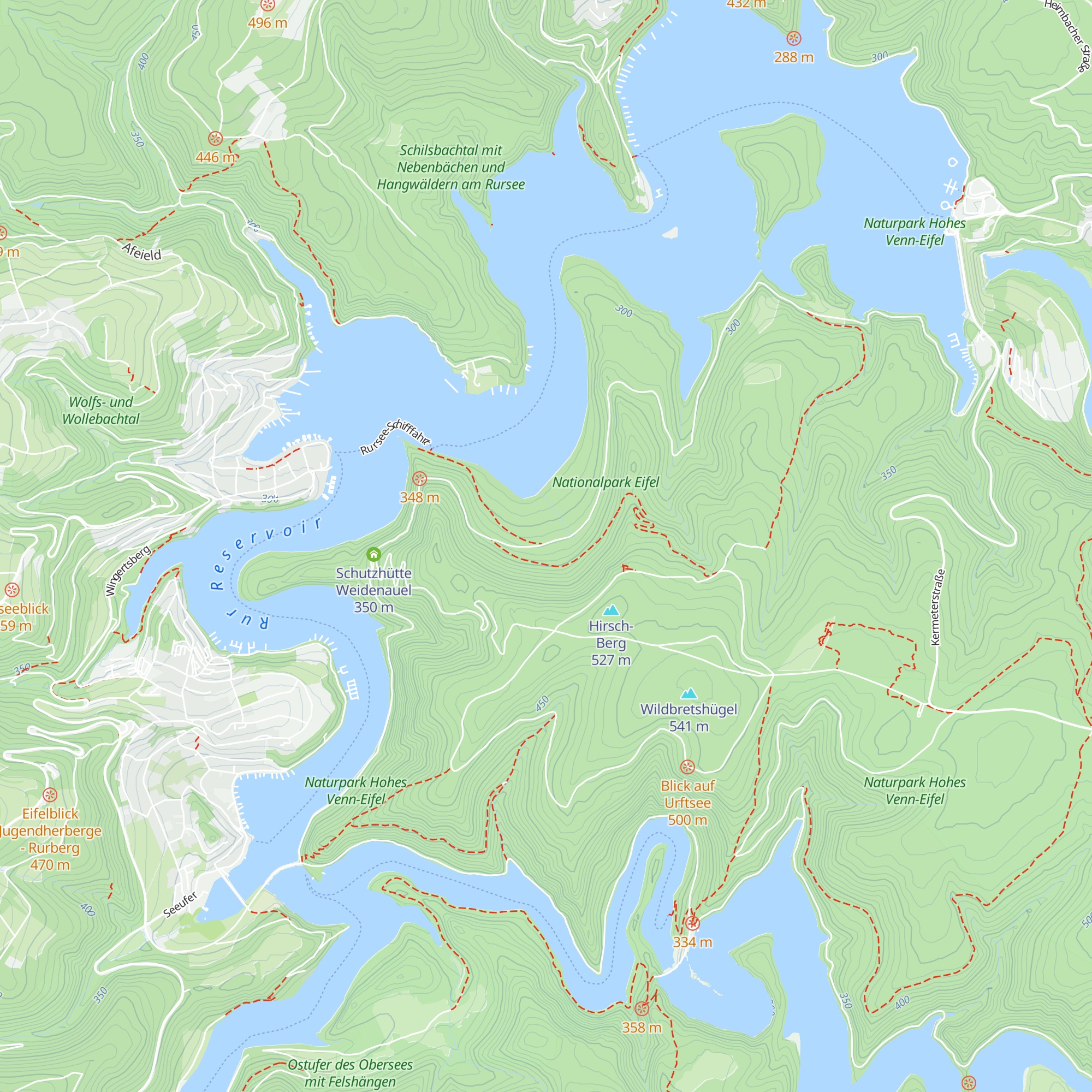 Schutzhütte Ramsau map