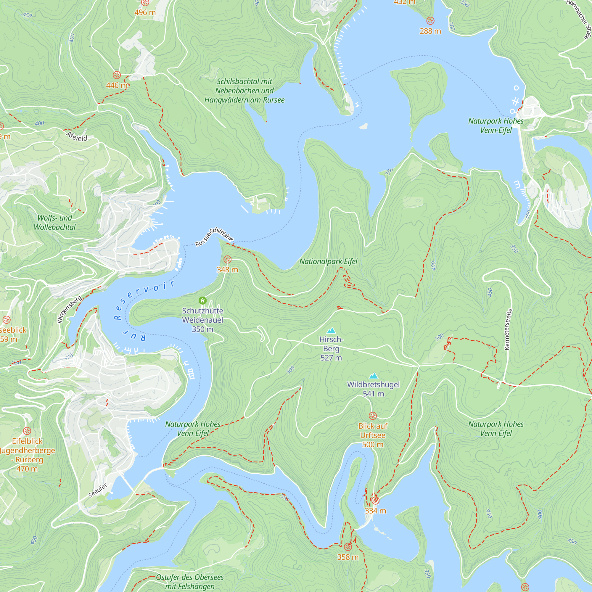Schutzhütte Ramsau map