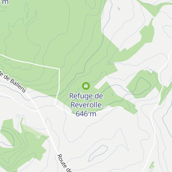 Map of Refuge de Reverolle