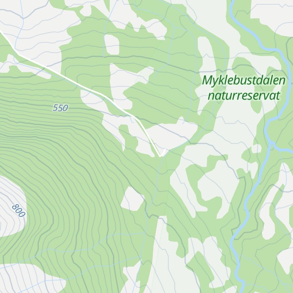Map of Bjørnehaugane