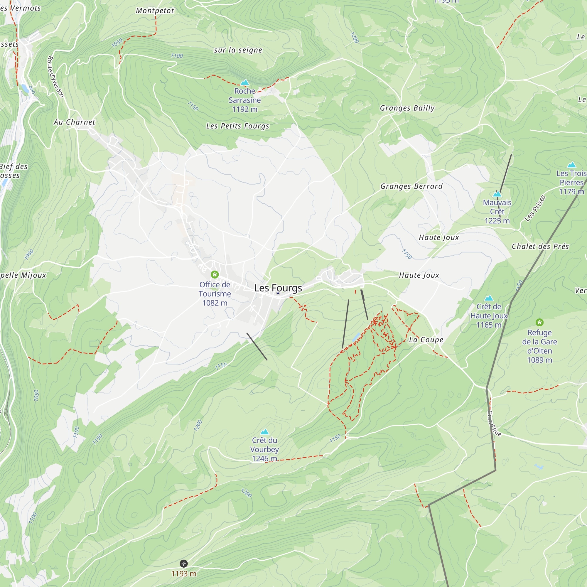Gîte La Randonnée map