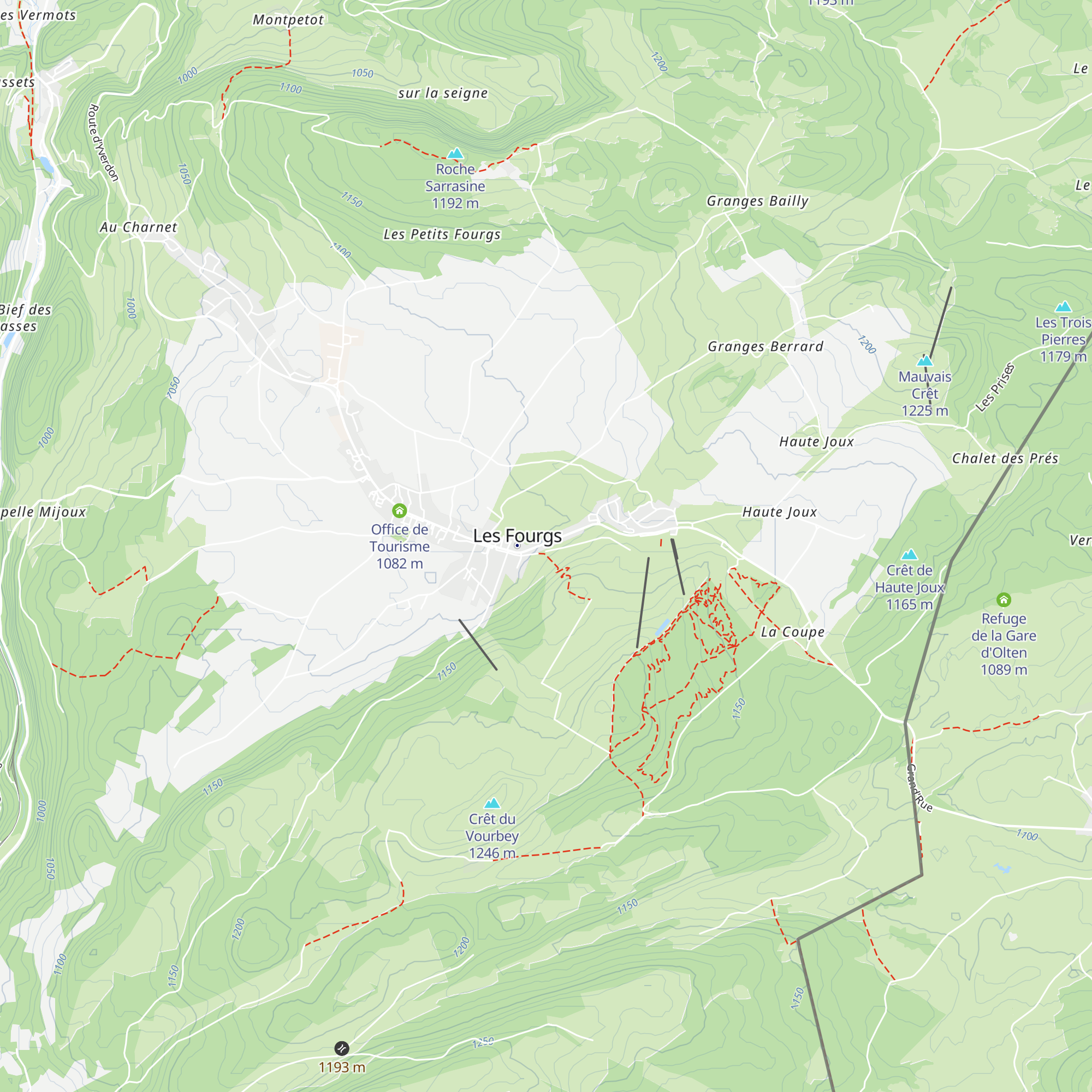 Gîte La Randonnée map