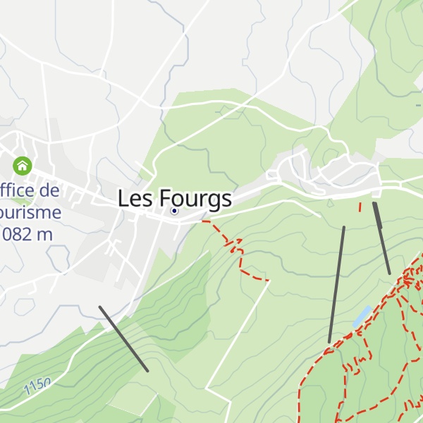 Map of Gîte La Randonnée