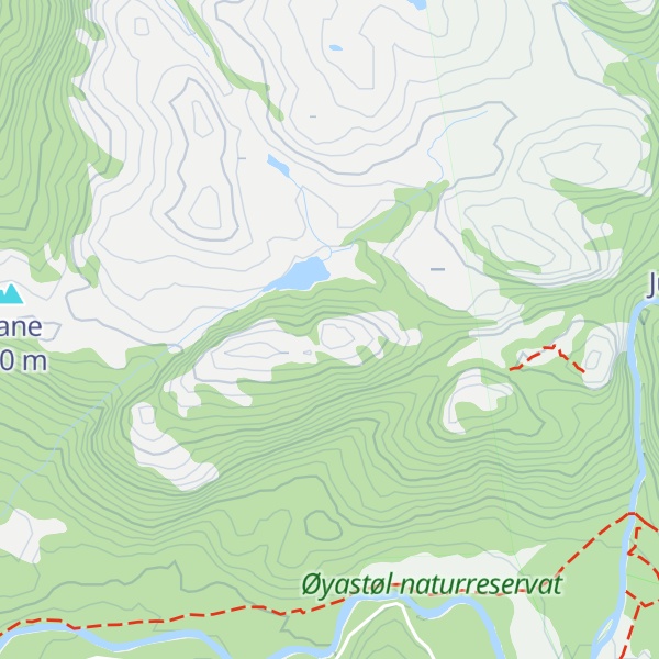 Map of Hødneliknuten