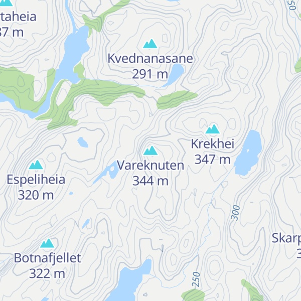 Map of Vareknuten