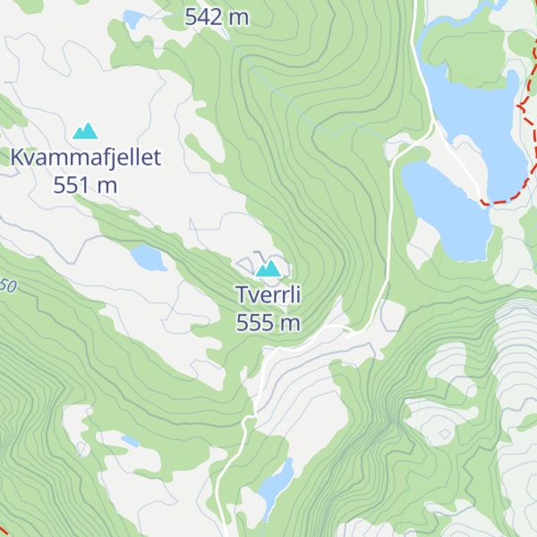 Map of Tverrli