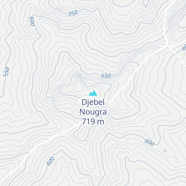 Map of Djebel Nougra