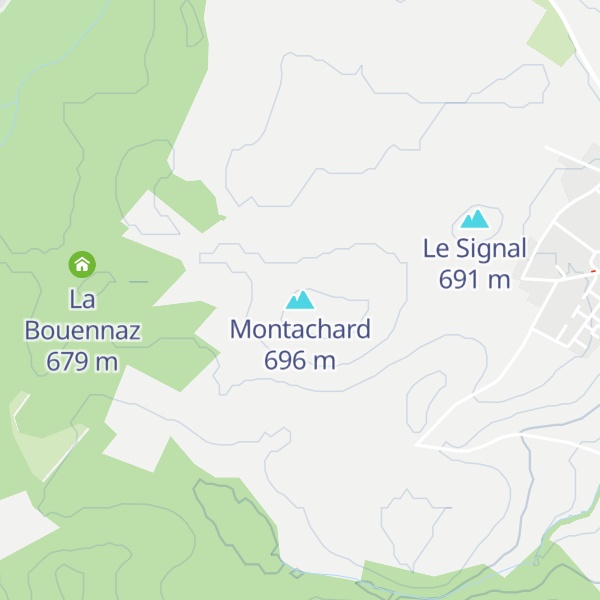 Map of Montachard