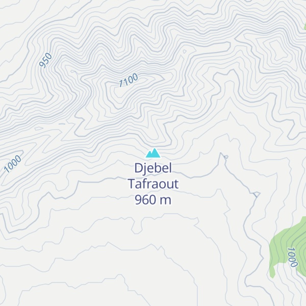 Map of Djebel Tafraout