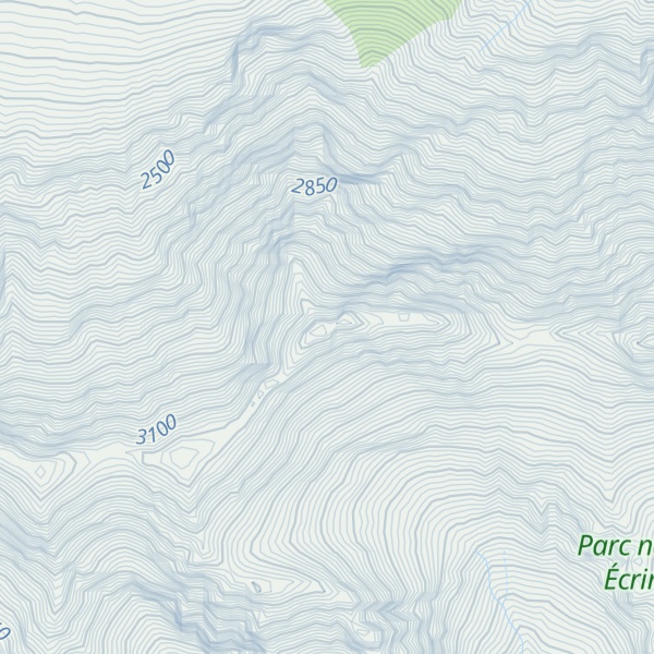 Map of Tête de Soulaure (Pic Félix Neff)