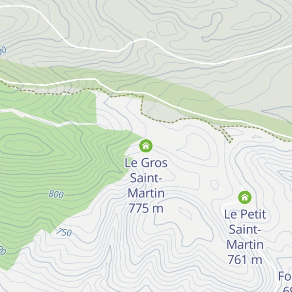 Map of Le Gros Saint-Martin