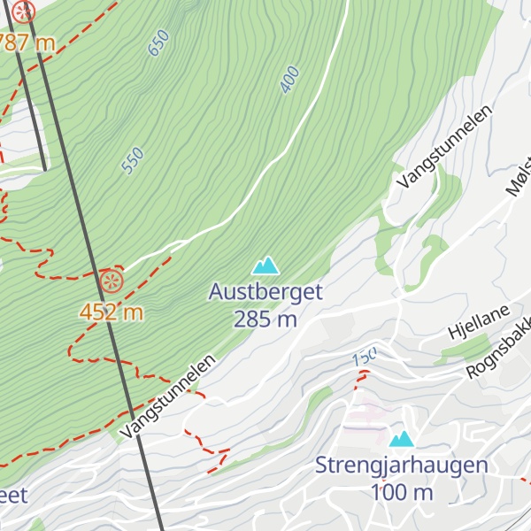 Map of Austberget
