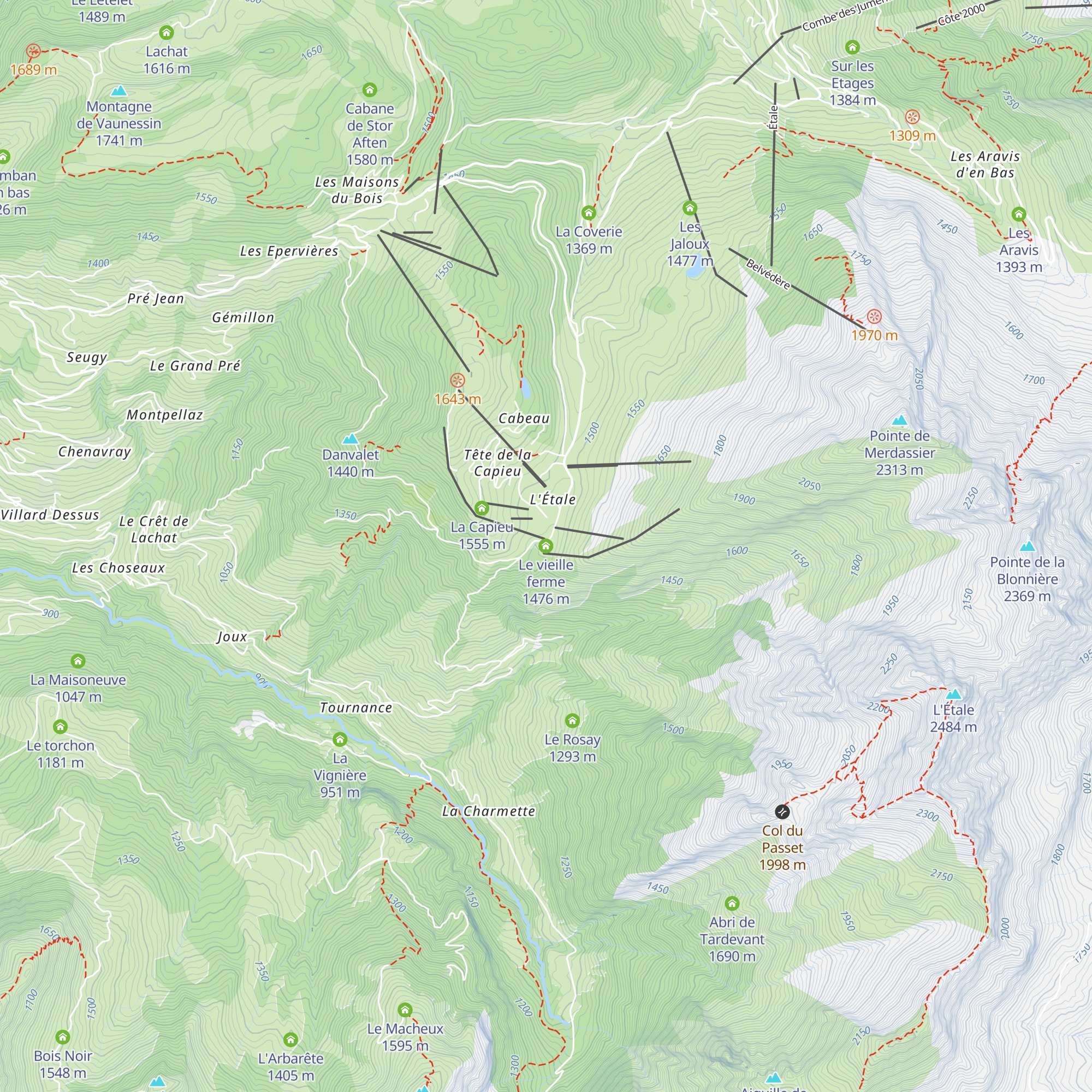 Le vieille ferme map