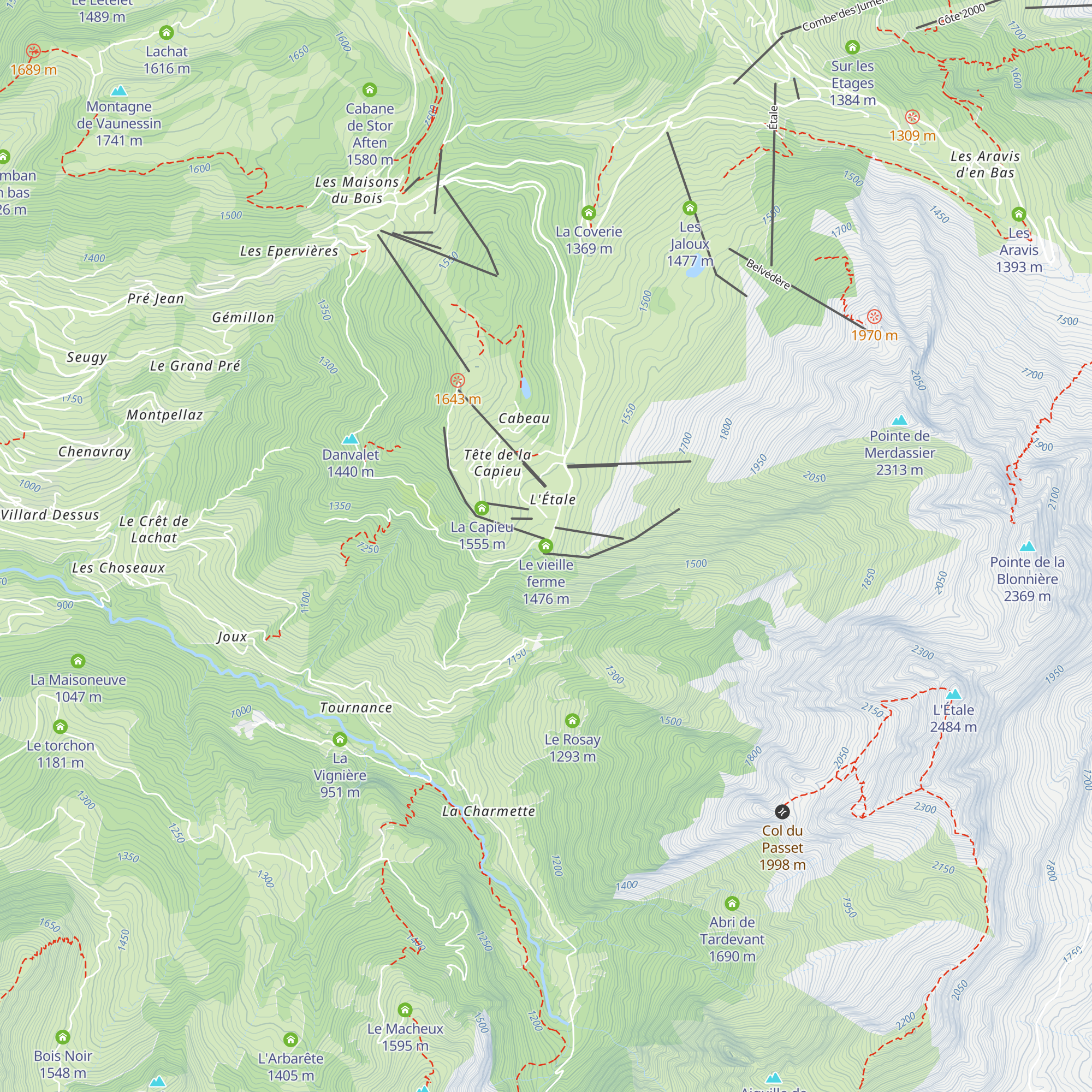 Le vieille ferme map