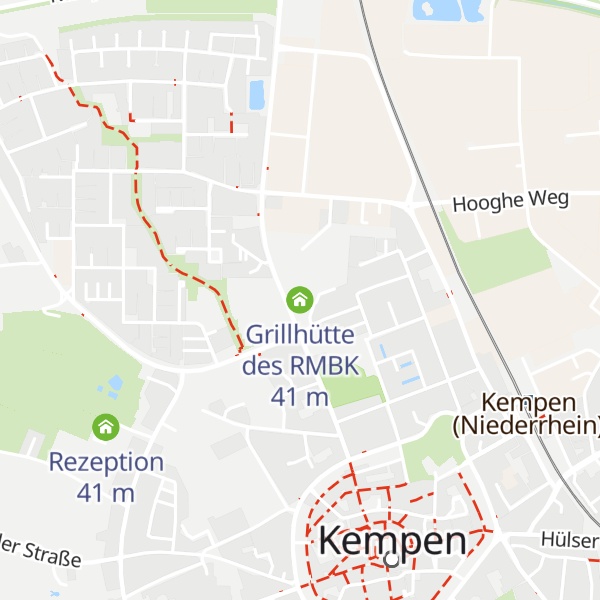 Map of Grillhütte des RMBK