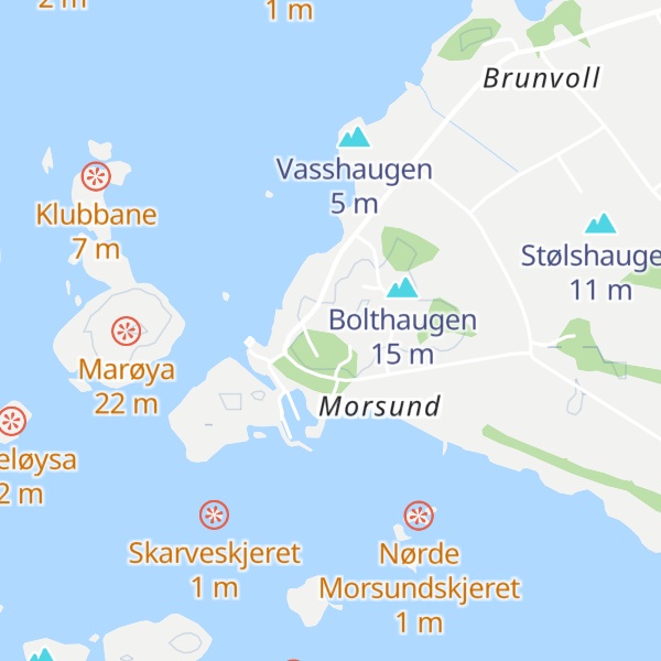 Map of Vardhaugen