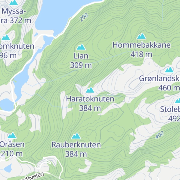 Map of Haratoknuten
