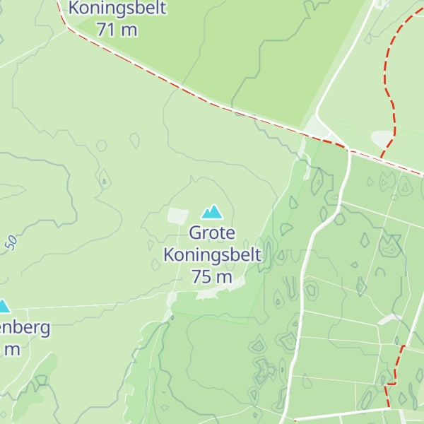 Map of Grote Koningsbelt