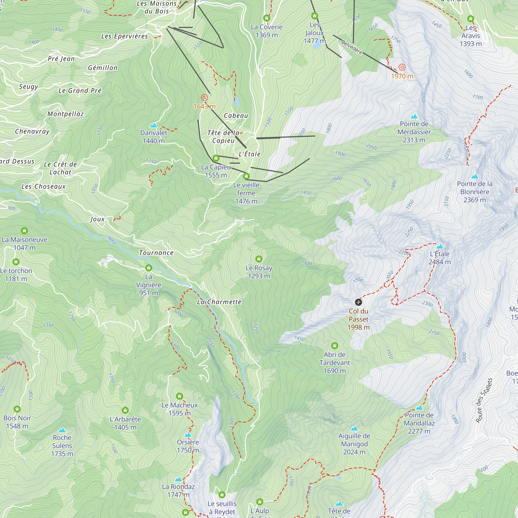 Le Rosay map