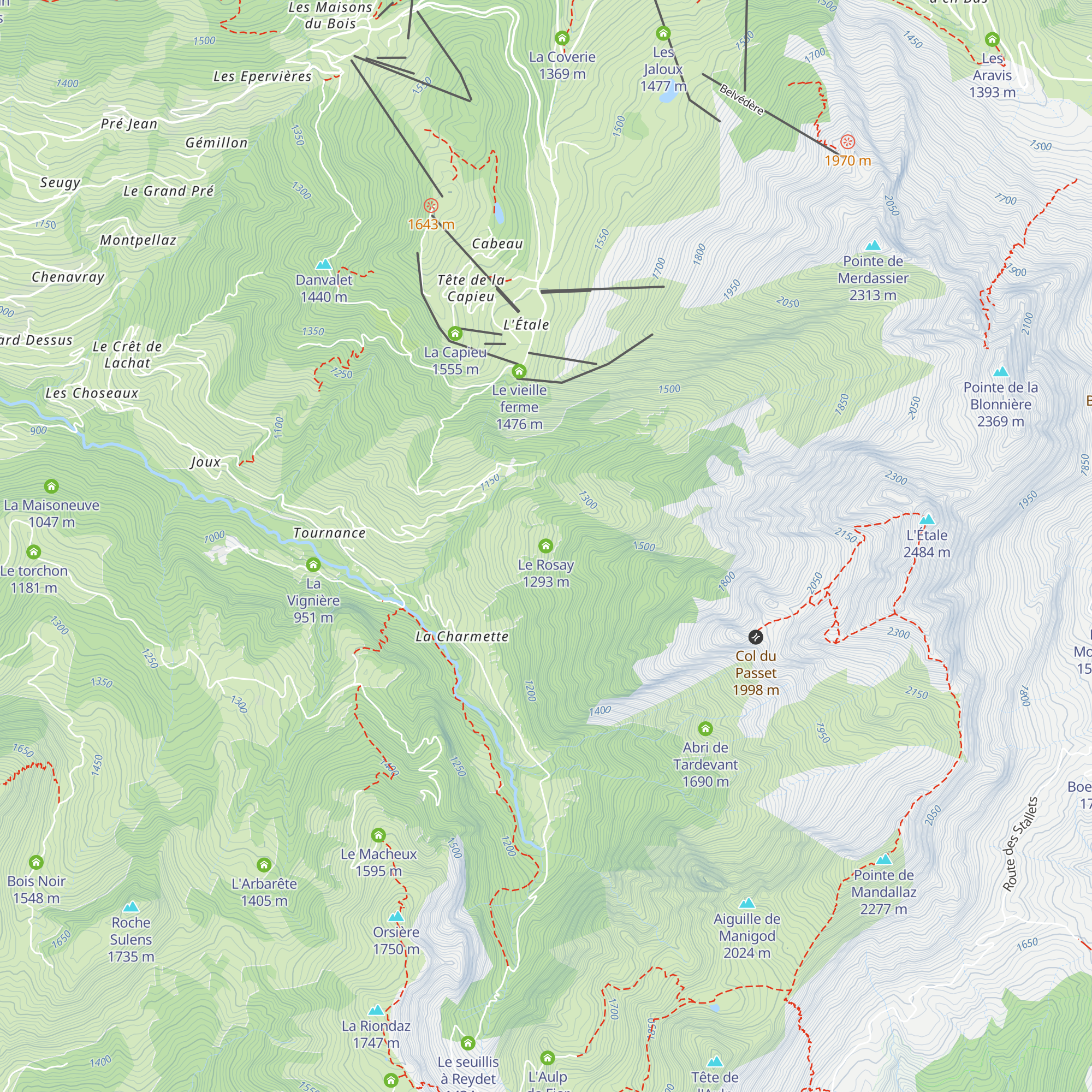 Le Rosay map