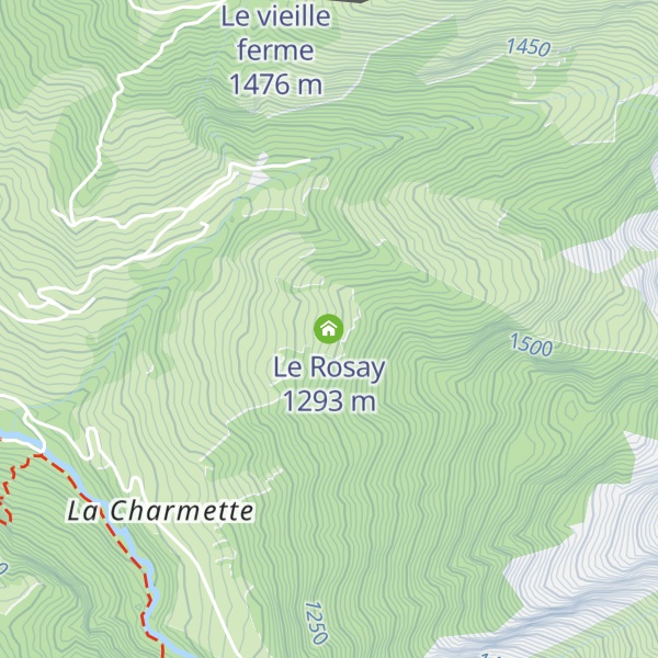 Map of Le Rosay