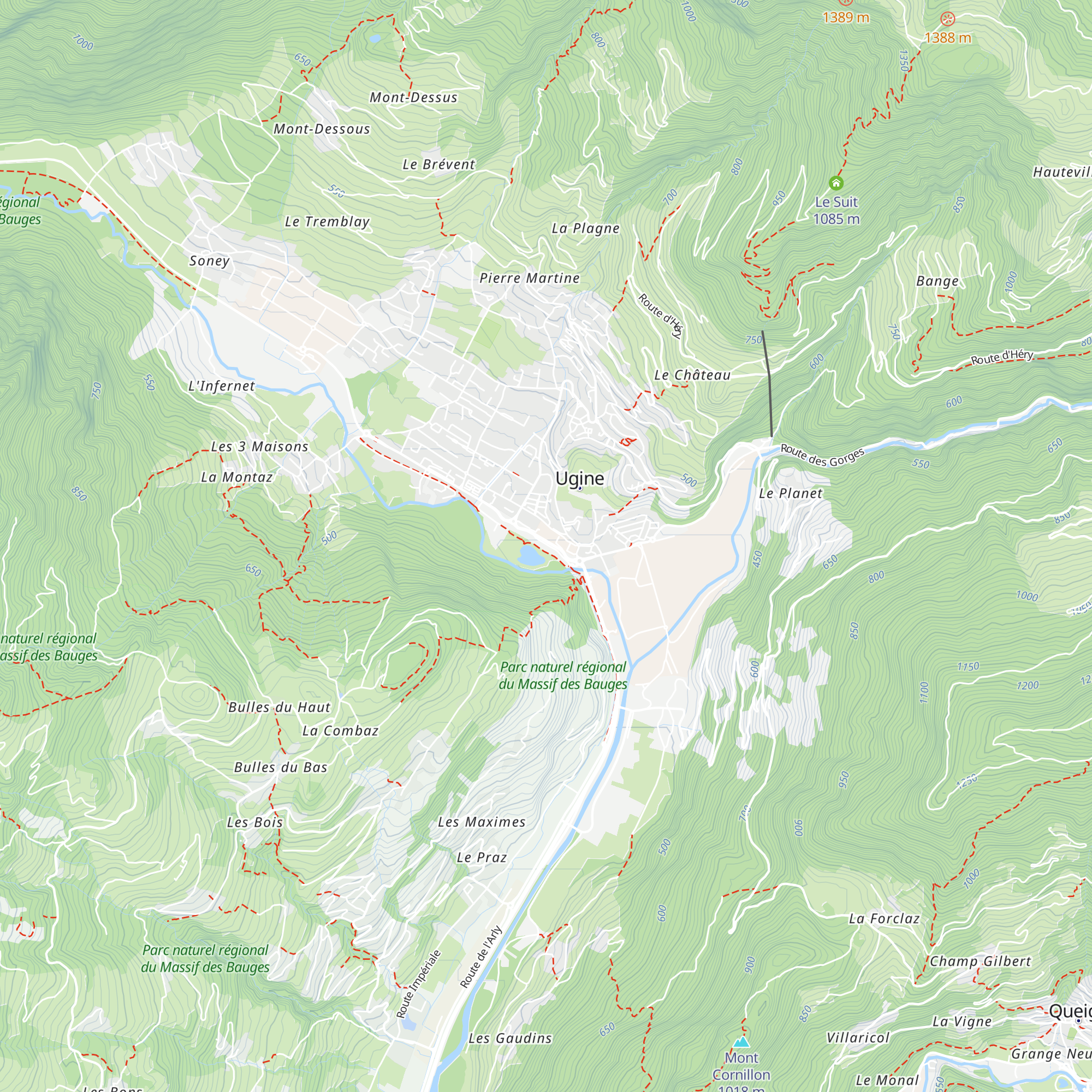 Bureau d'information touristique d'Ugine map