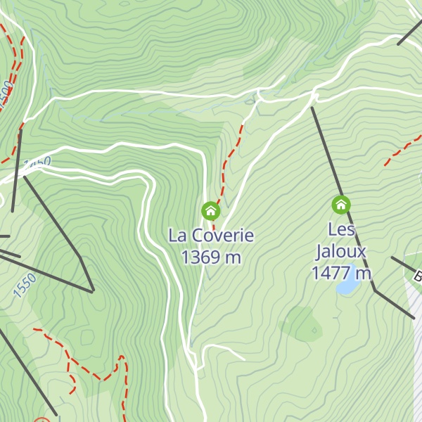 Map of La Coverie