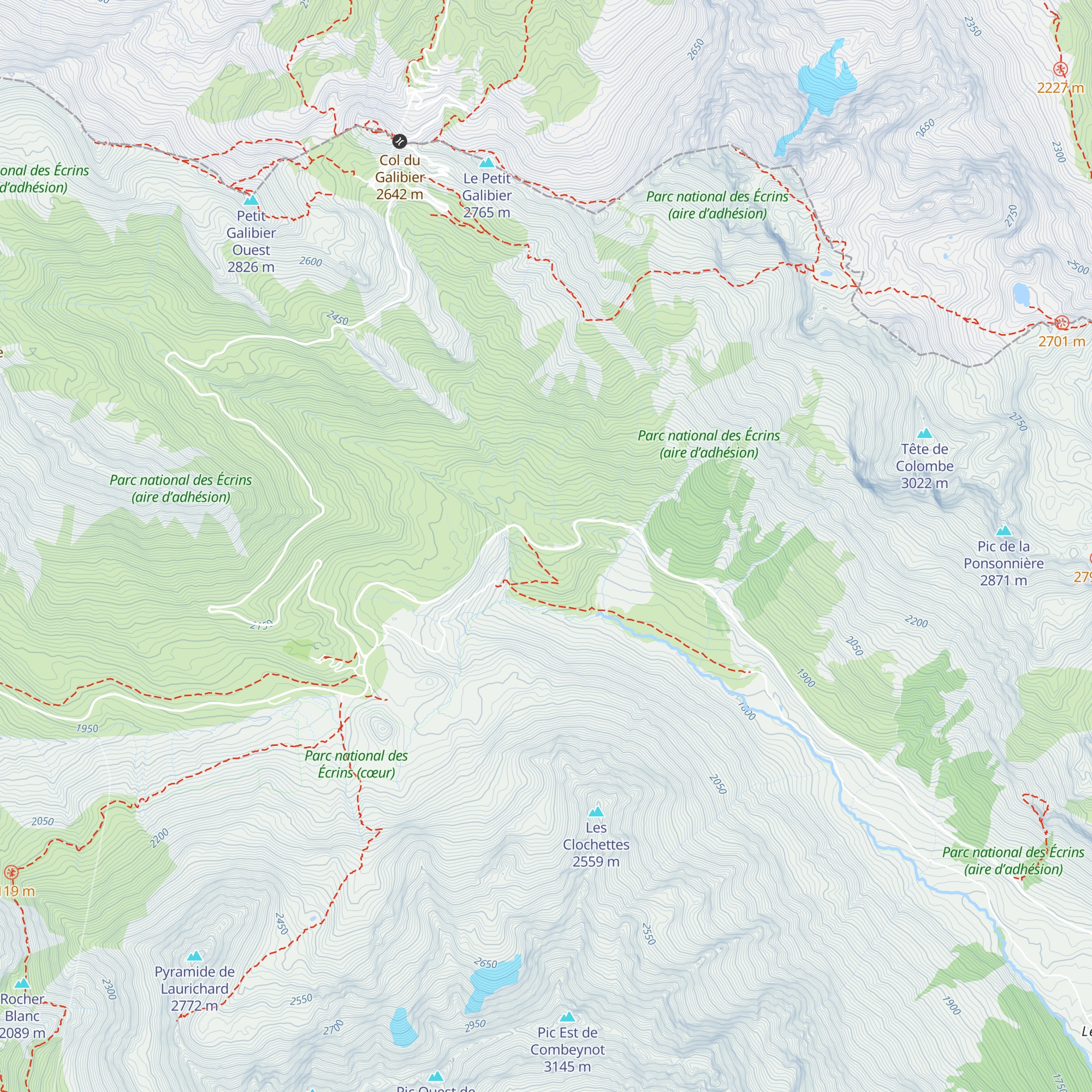 Le Refuge du Lautaret map