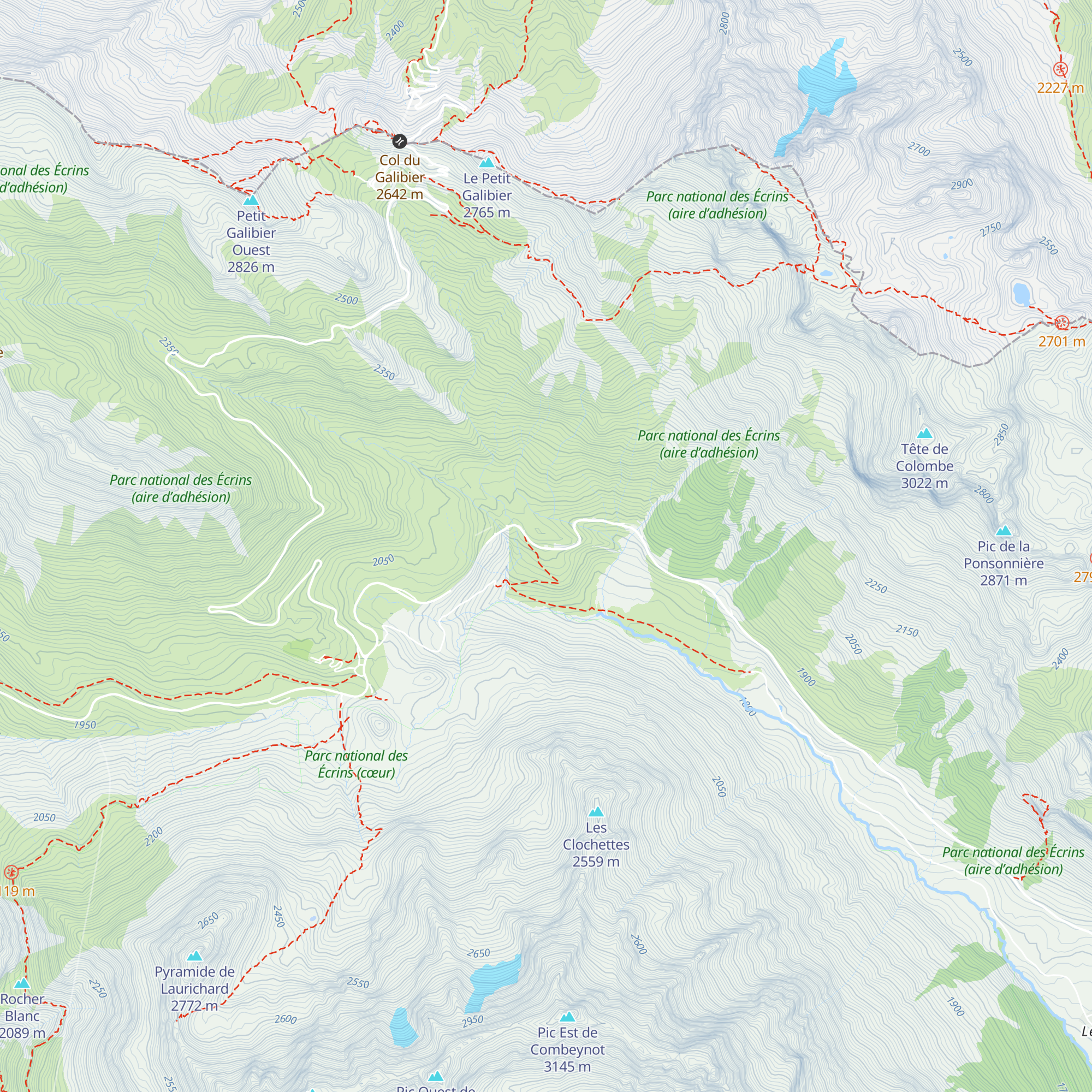 Le Refuge du Lautaret map