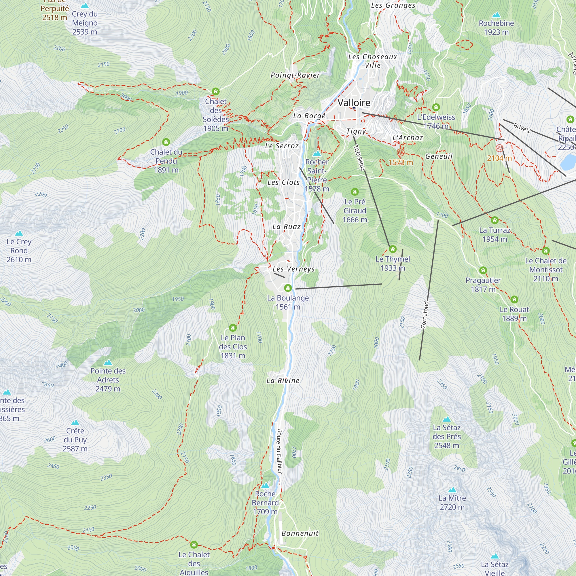 La Boulange map