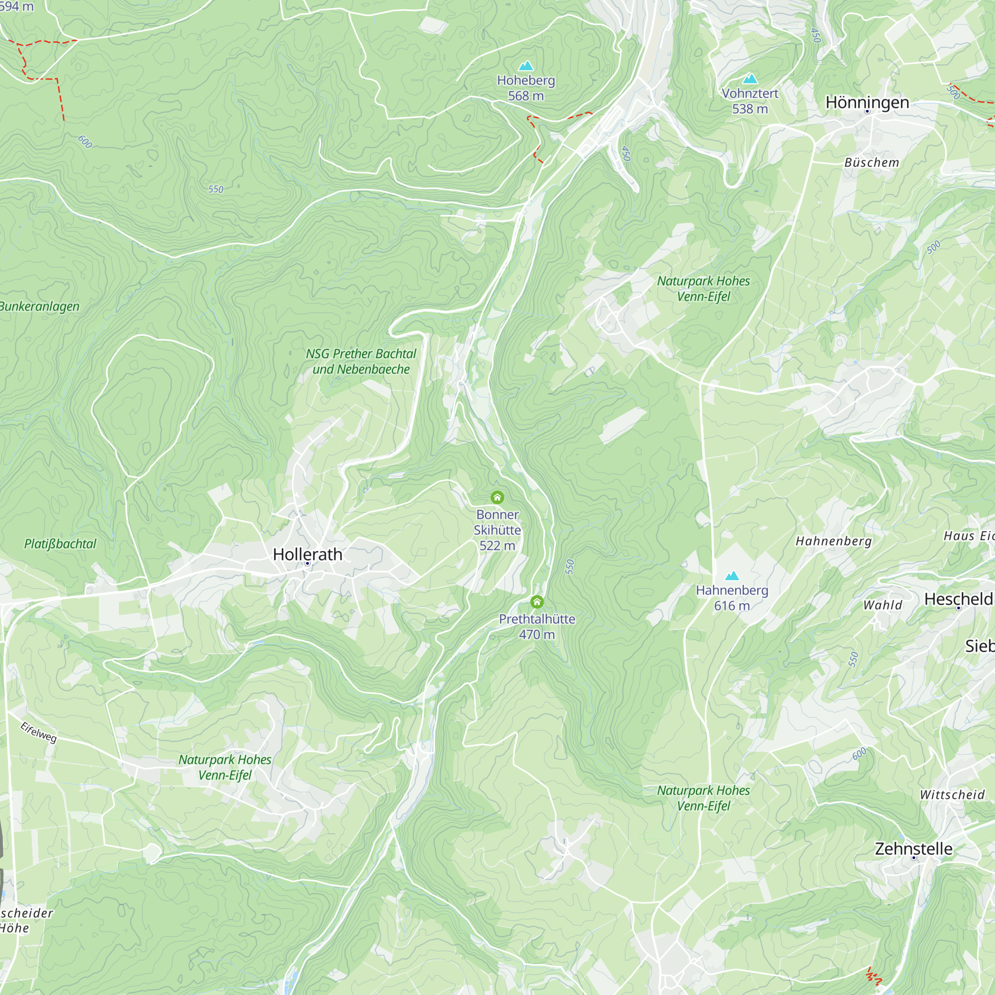 Bonner Skihütte map