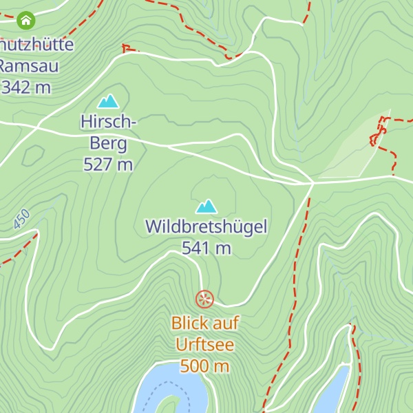 Map of Wildbretshügel
