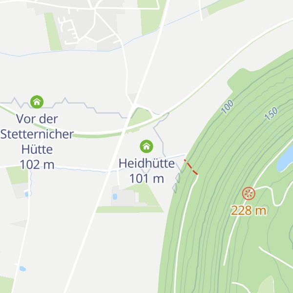Map of Heidhütte