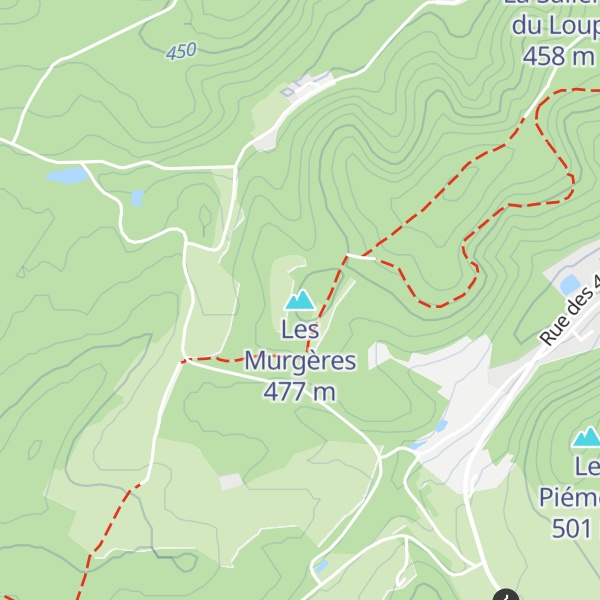 Map of Les Murgères