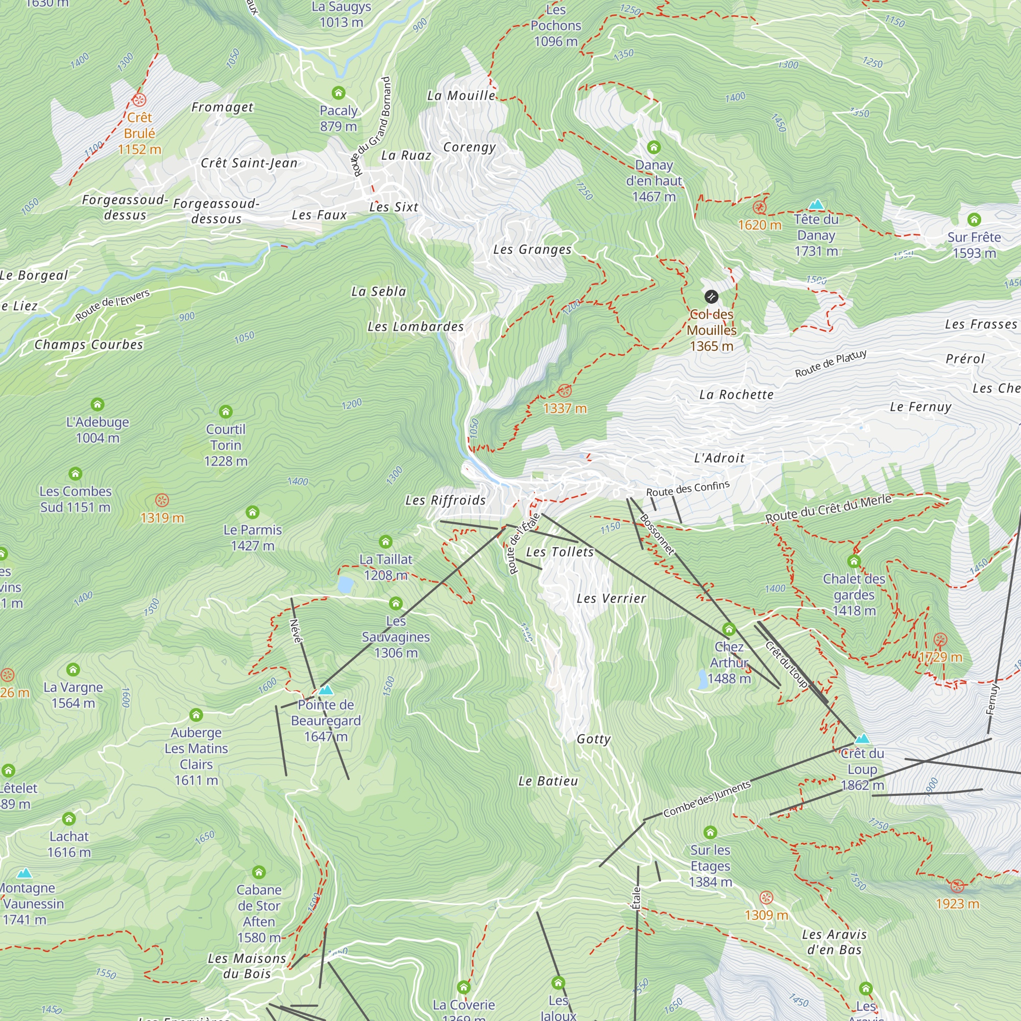 Chez Papaz map