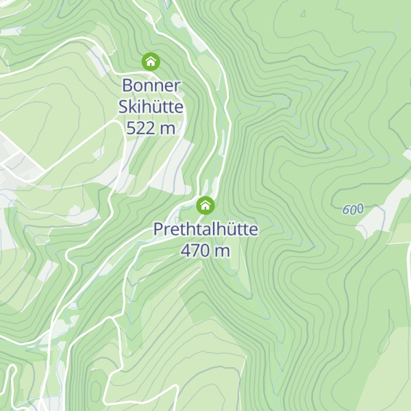 Map of Prethtalhütte