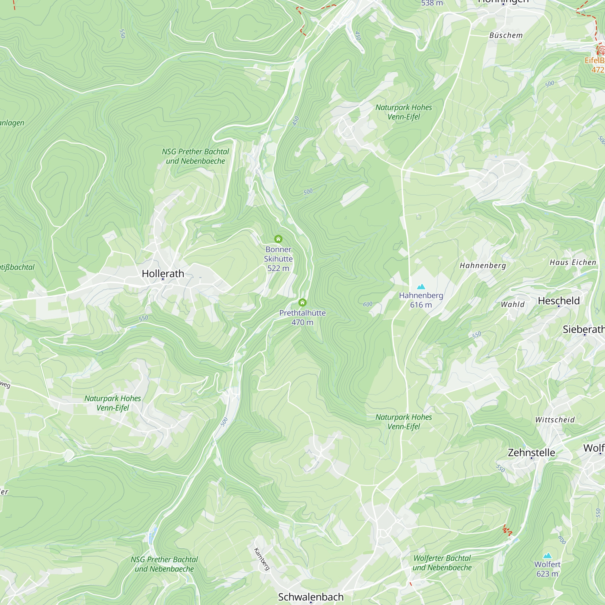 Prethtalhütte map