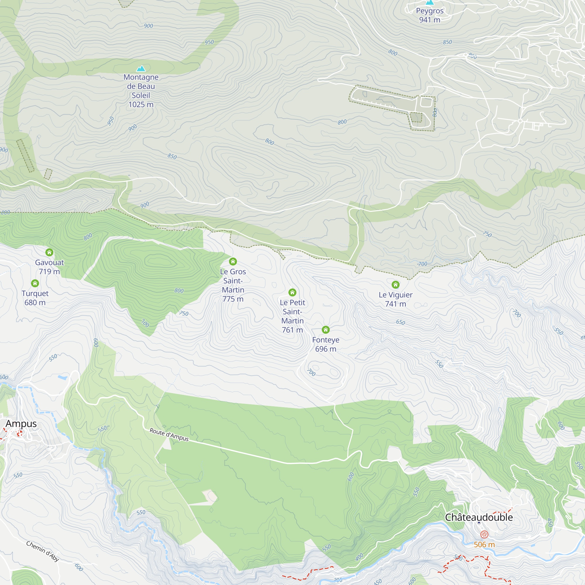 Le Petit Saint-Martin map