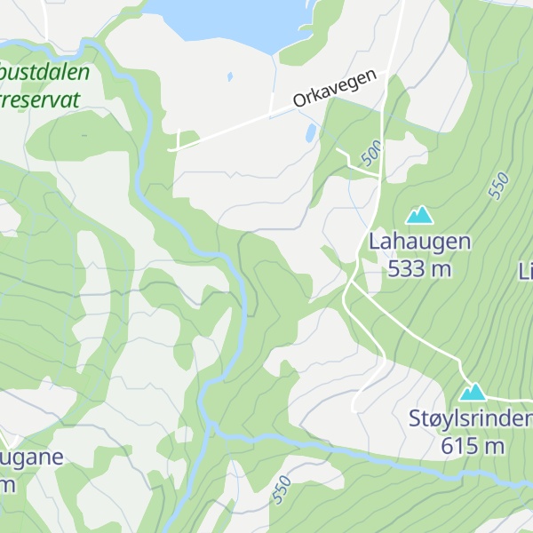 Map of Flatøyehaugen