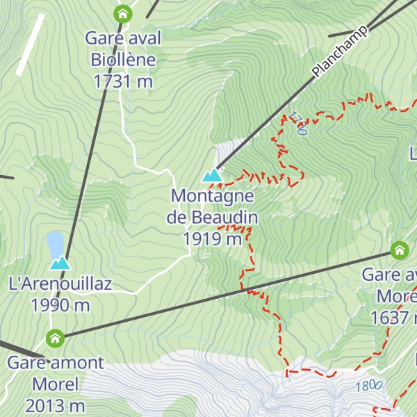 Map of Les Voiles du Nant