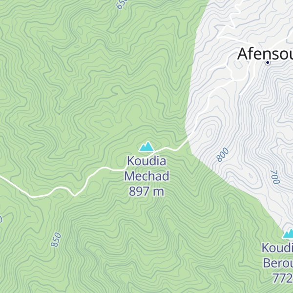 Map of Koudia Mechad