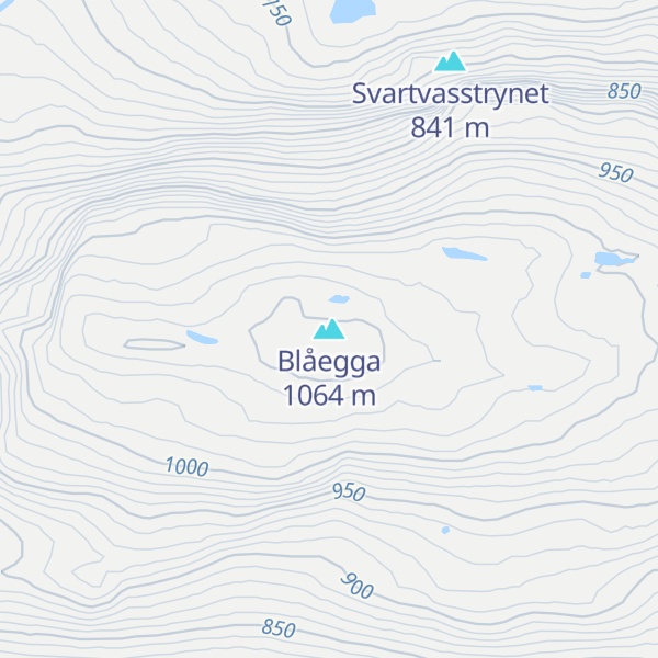 Map of Blåegga