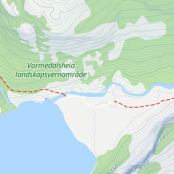Map of Trodla-Tysdal