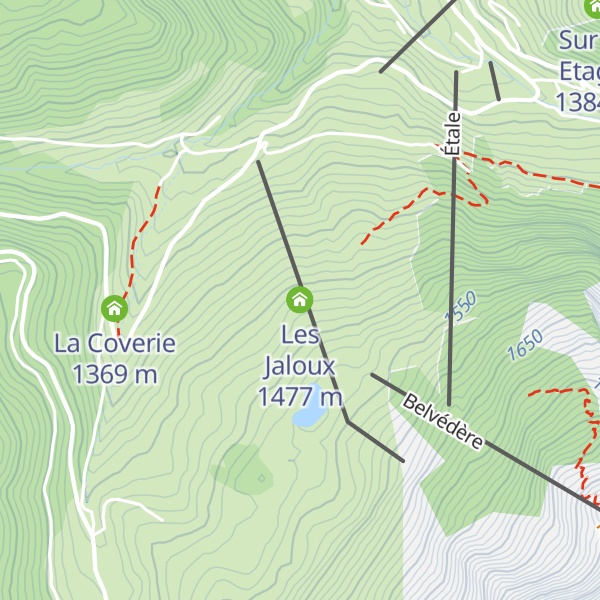 Map of Les Jaloux
