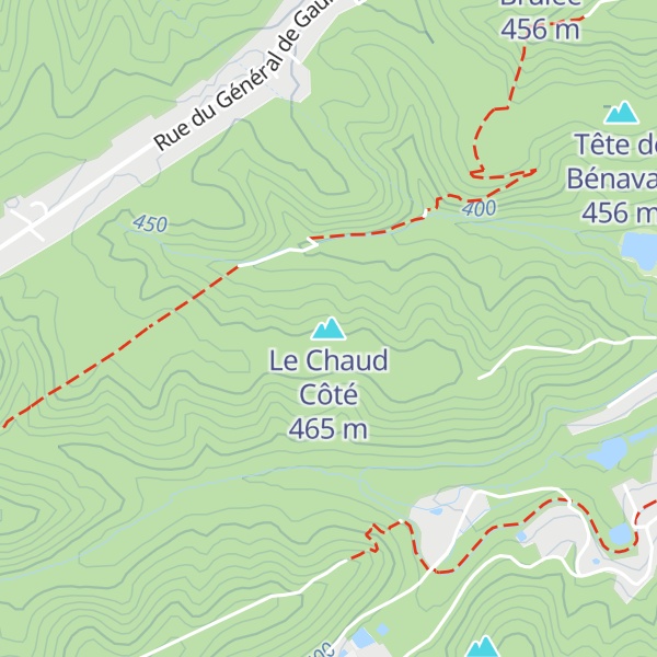 Map of Le Chaud Côté