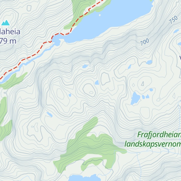 Map of Vassfjellet